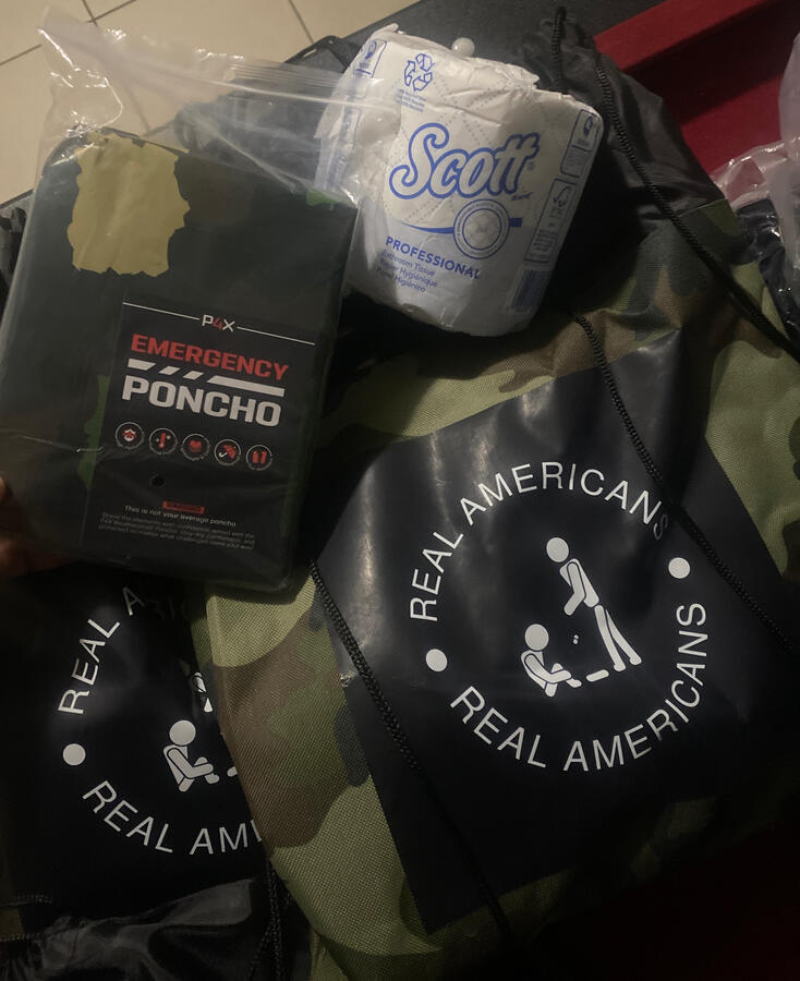 REAL AMERICANS CORPORATION MAKING A SURVIVAL KIT