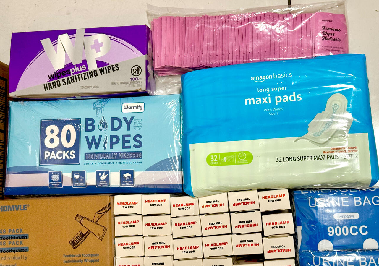 REAL AMERICANS CORPORATION MAKING A SURVIVAL KIT