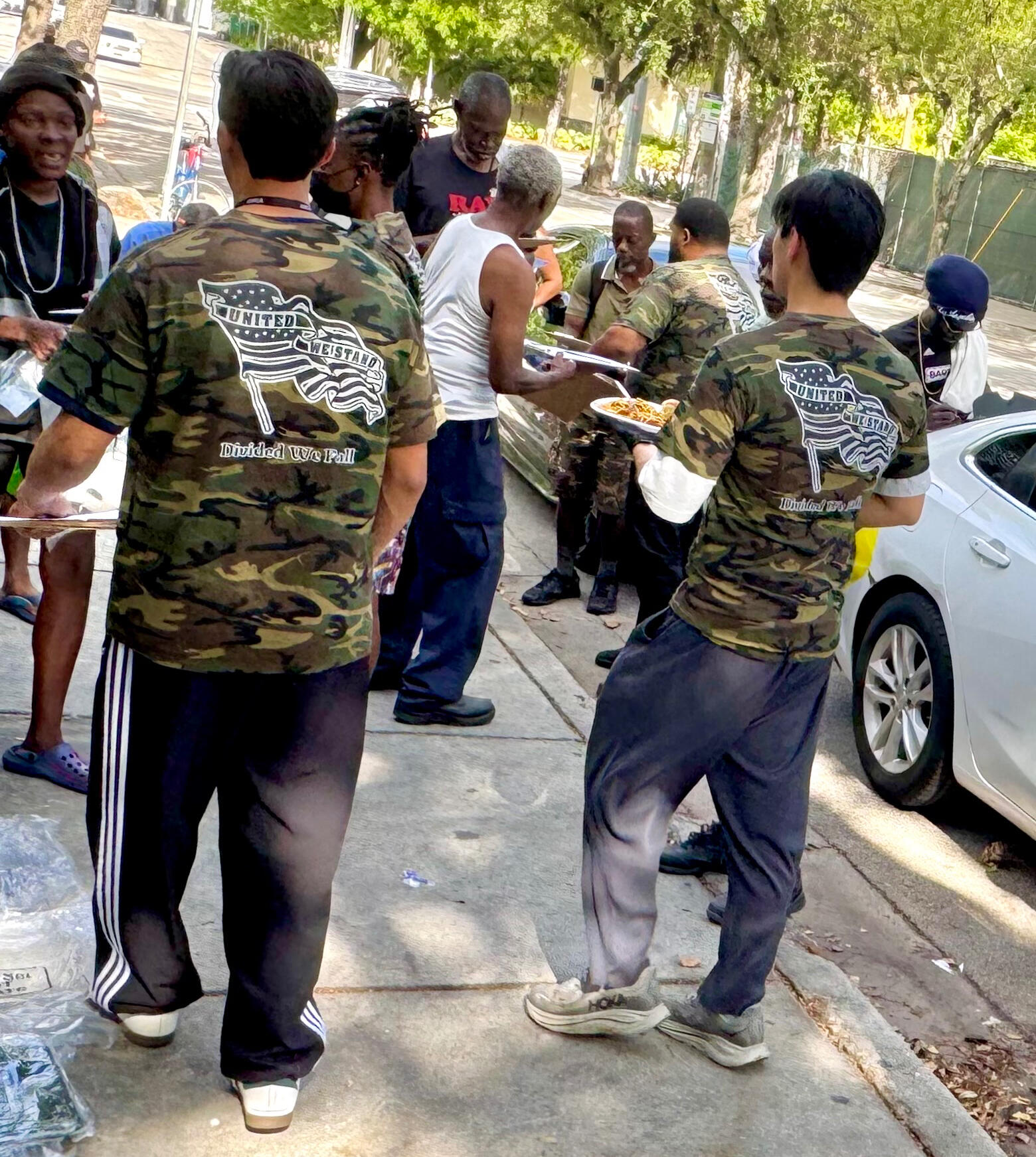 REAL AMERICANS CORPORATION Volunteers serving the community